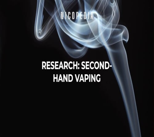 Research: Second-hand Vaping has Minimal Impact on the Surroundings