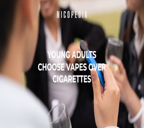 Young Adults Choose Vapes Over Cigarettes