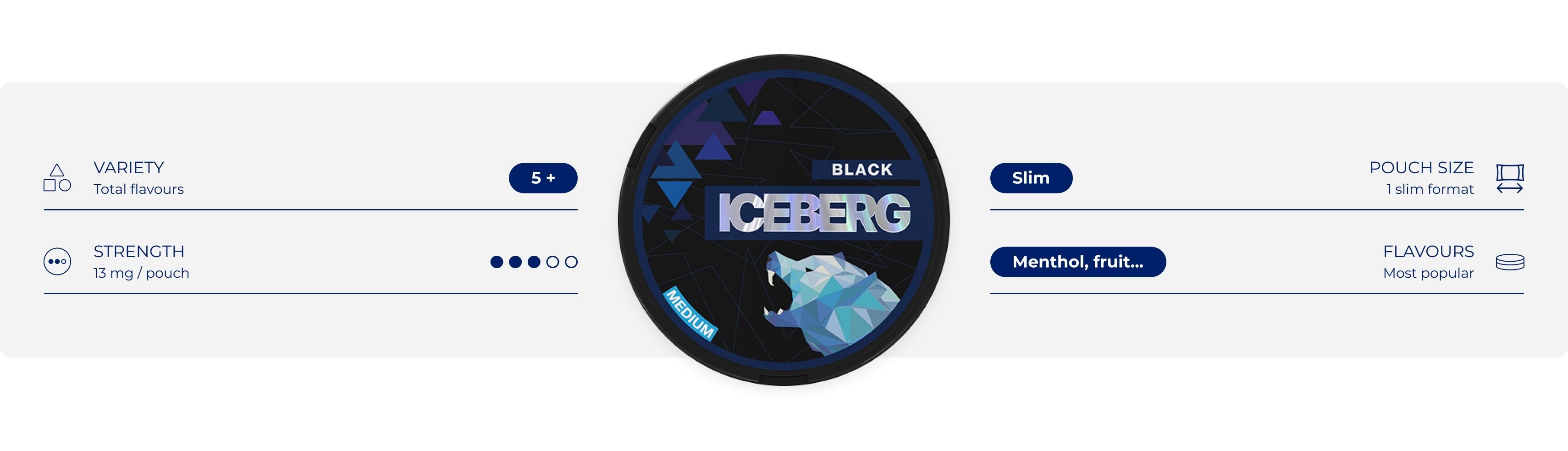 About Iceberg nicotine pouches