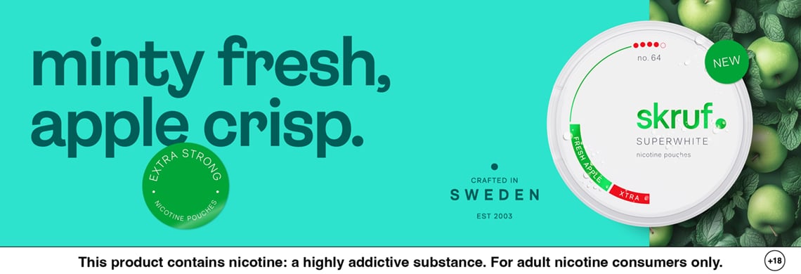 Skruf Superwhite No.64 Fresh Apple