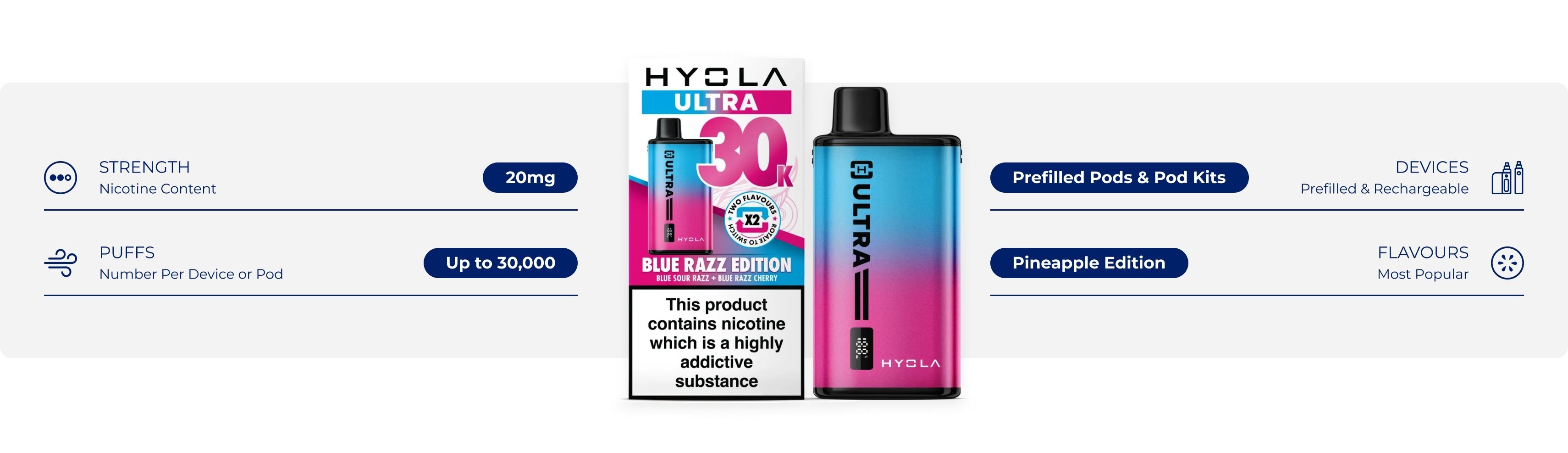 About HYOLA Vapes - Haypp UK