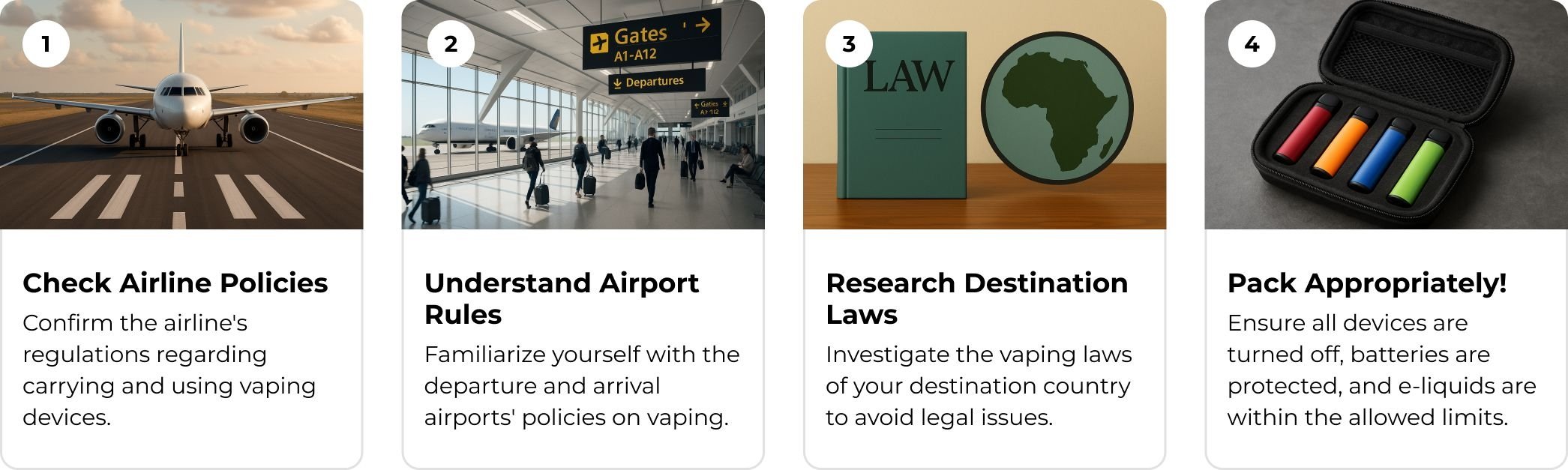 Vape Travel Checklist - Haypp UK