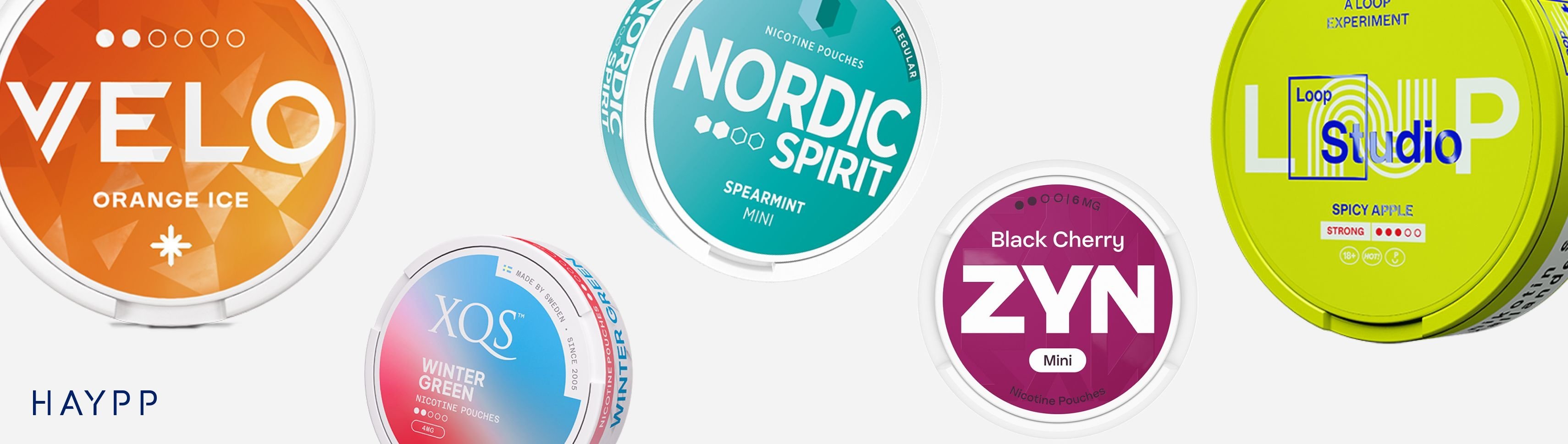 different nicotine pouches zyn nordic spirit velo