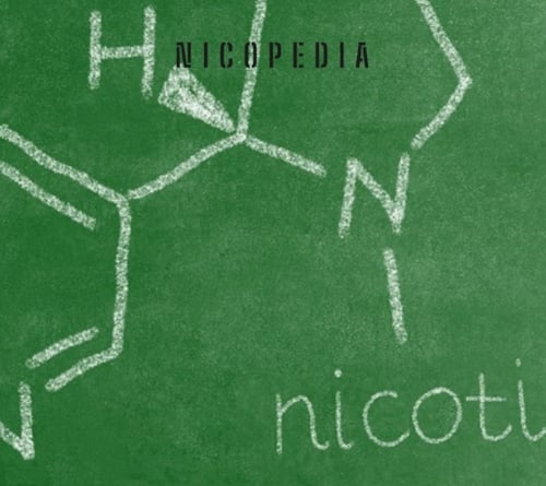 Image of nicotine's chemical structure