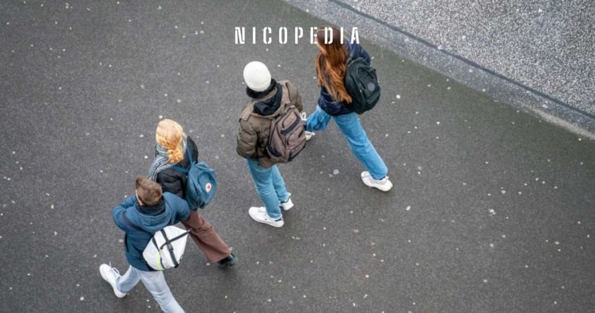 An image of teenagers walking, alluding to youth access to nicotine pouches in the UK