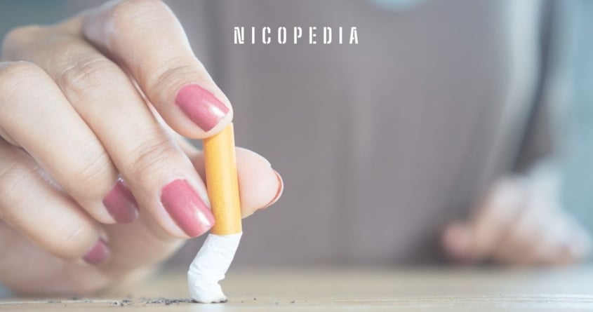 person putting out cigarette, highlighting dr. lindsay reese's success in giving up cigarettes