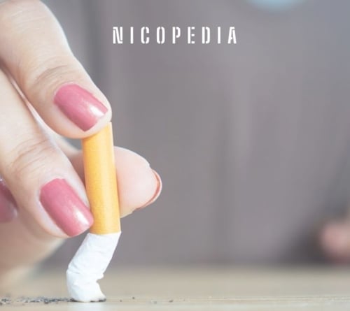 person putting out cigarette, highlighting dr. lindsay reese's success in giving up cigarettes