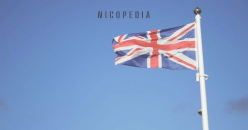 Uk flag symbolising the UK and its smokefree journey