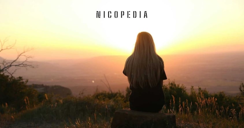 Person sitting outside and thinking