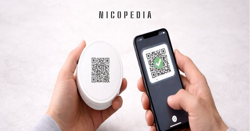 Hand scanning pouch can to verify if it's fake nicotine pouches