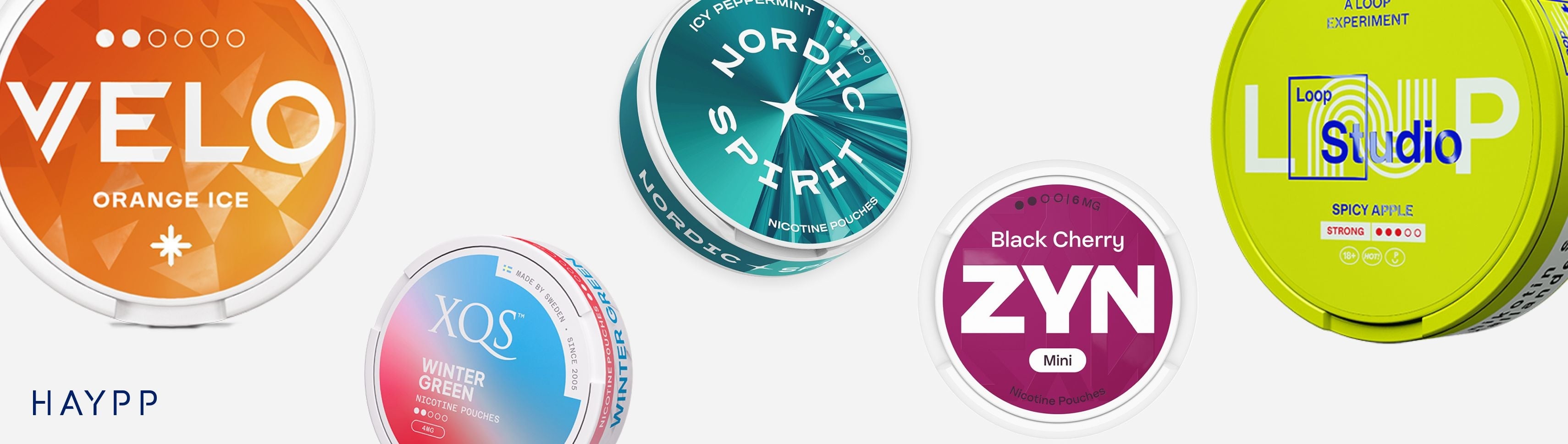 different nicotine pouches zyn nordic spirit velo