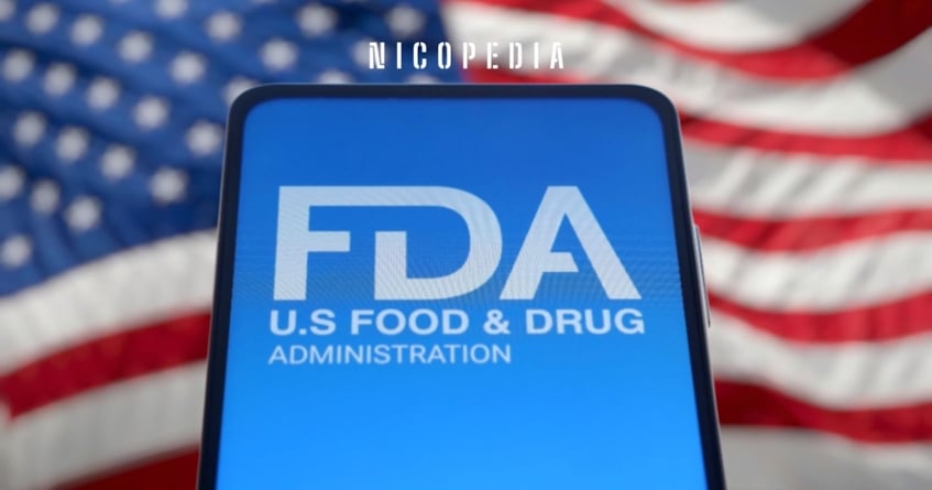 phone with FDA logo on, with US flag as backdrop