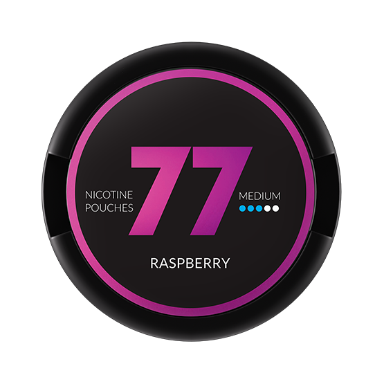 77 Nicotine Pouches Raspberry