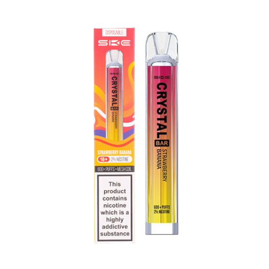 SKE Crystal Bar Strawberry Banana 600