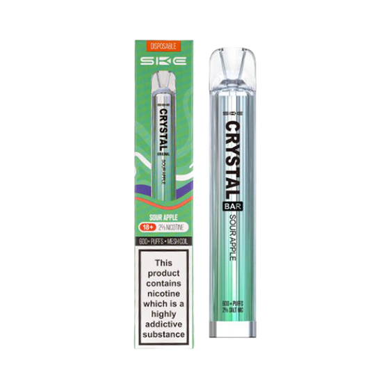 SKE Crystal Bar Sour Apple 600