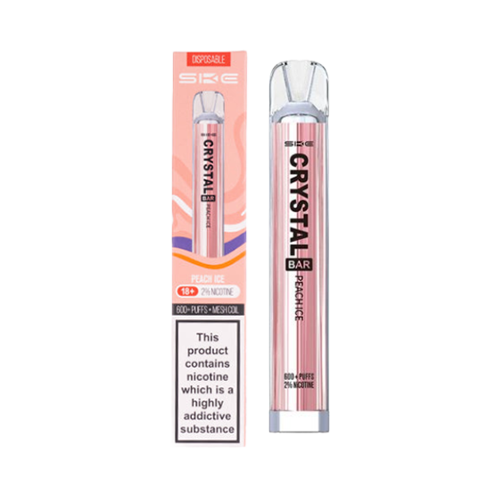 SKE Crystal Bar Peach Ice 600