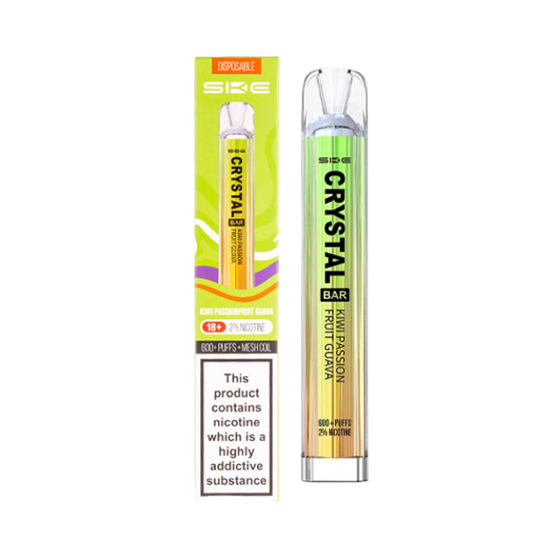 SKE Crystal Bar Kiwi Passion Guava 600