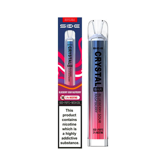 SKE Crystal Bar Blueberry Sour Raspberry 600