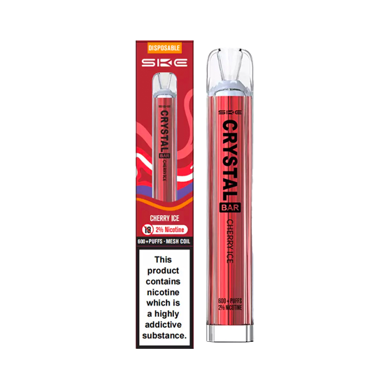SKE Crystal Bar Cherry Ice 600