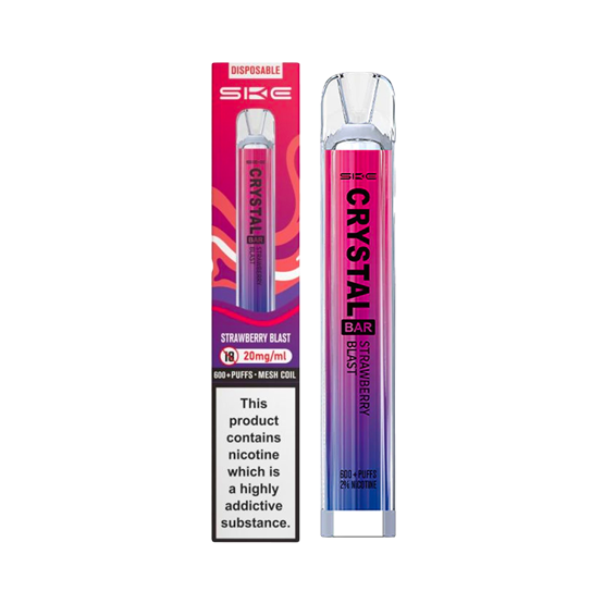 SKE Crystal Bar Strawberry Blast 600
