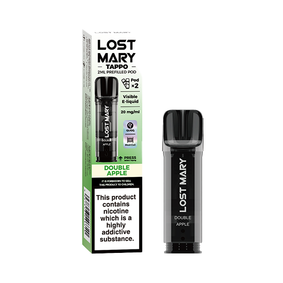 Double Apple Tappo Prefilled Pods by Lost Mary