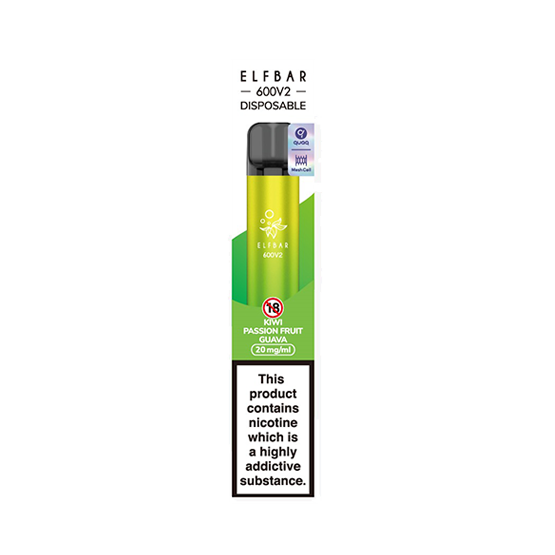 Elf Bar Kiwi Passion Fruit Guava 600 V2