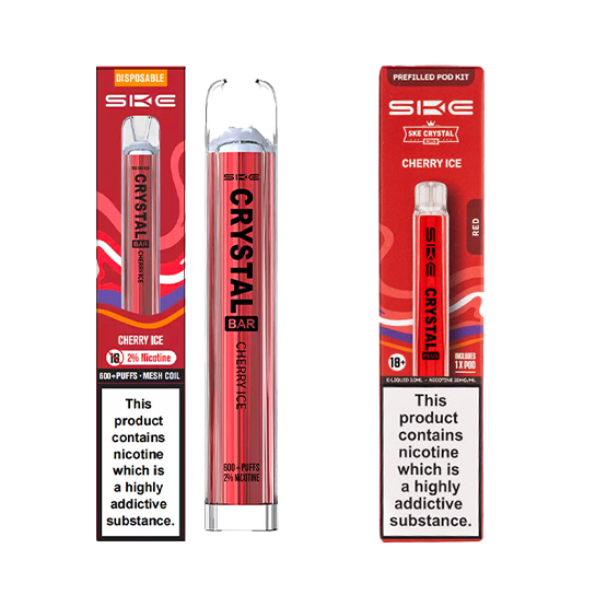 SKE Crystal Cherry Ice Disposable + Pod Kit