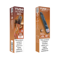 Vuse Go 1000 Creamy Tobacco 20 mg Disposable + Pod Kit