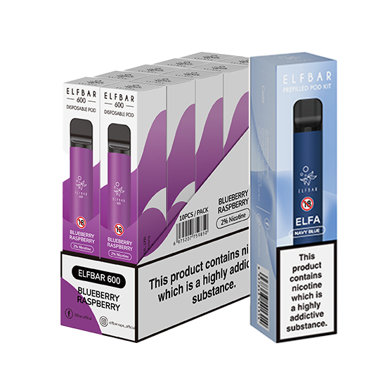Elf Bar Blueberry Raspberry Disposable + Pod Kit