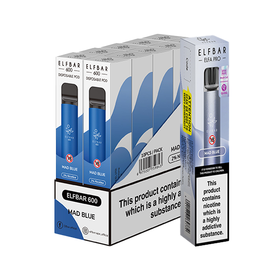 Elf Bar Mad Blue Disposable + Pod Kit