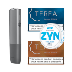 IQOS ILUMA One, Terea & ZYN Cool Mint Mini 3mg Bundle
