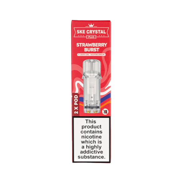 SKE Crystal Plus Pods Strawberry Burst 600