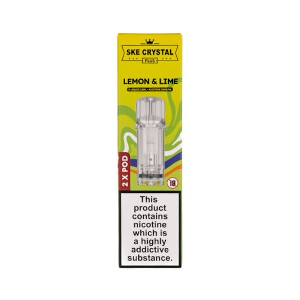 SKE Crystal Plus Pods Lemon Lime 600