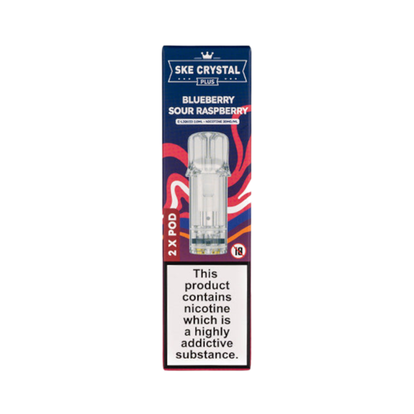 SKE Crystal Plus Pods Blueberry Sour Raspberry 600