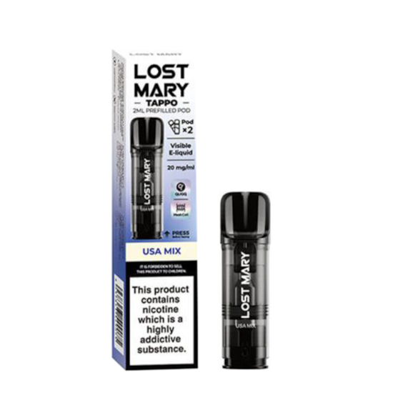 USA Mix Tappo Prefilled Pods by Lost Mary