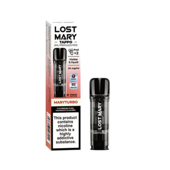Maryturbo Tappo Prefilled Pods by Lost Mary