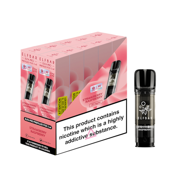 Elf Bar Elfa Pro Pods Strawberry Raspberry