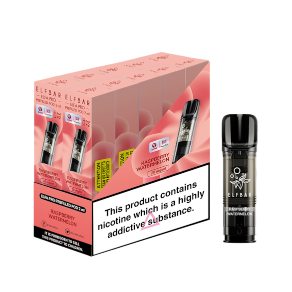 Elf Bar Elfa Pro Pods Raspberry Watermelon
