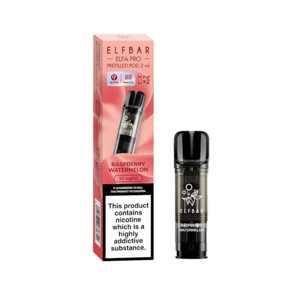 Elf Bar Elfa Pro Pods Raspberry Watermelon