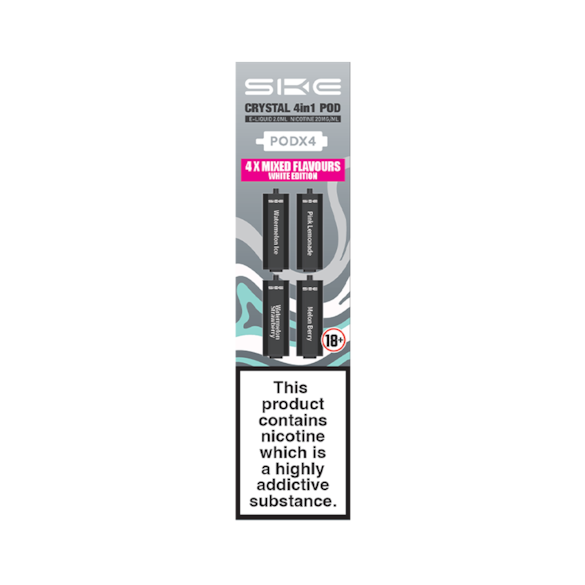 SKE Crystal 4 in 1 Pod White Edition