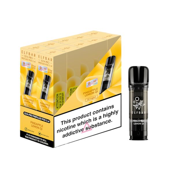 Elf Bar Elfa Pro Pods Pineapple Lemon Qi