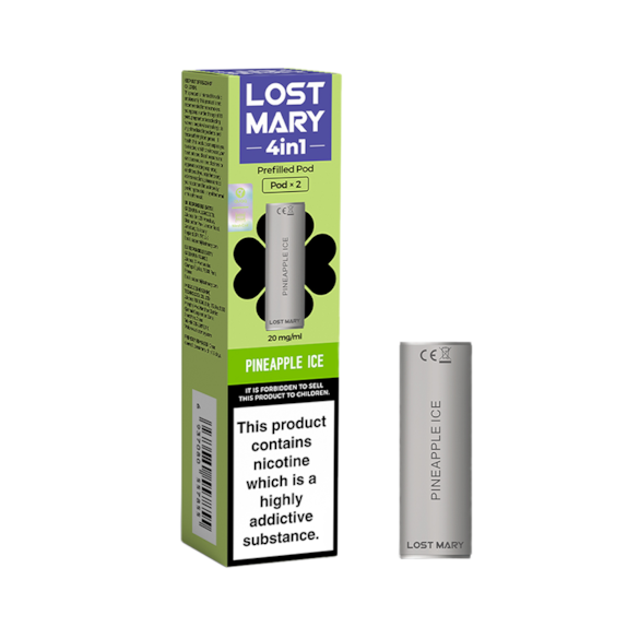 Lost Mary 4 in 1 Pineapple Ice Prefilled Pods
