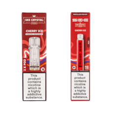 SKE Crystal Plus Cherry Ice Pod Kit + Pods