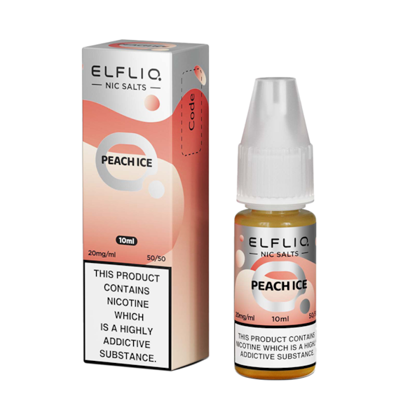 Peach Ice Nic Salt ELFLIQ