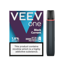 VEEV One Device + Veev One Prefilled Pods Blackcurrant
