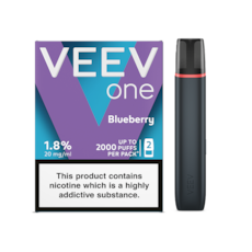 VEEV One Device + Veev One Prefilled Pods Blueberry