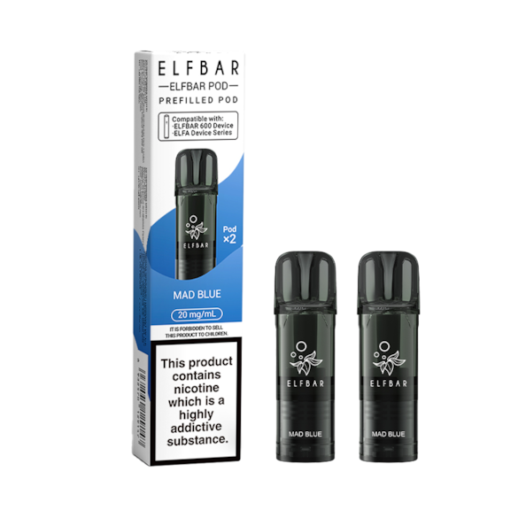 Elf Bar 600 Pods Mad Blue