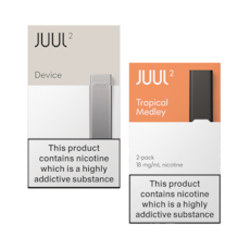 JUUL2 Slate Device + Tropical Medley pods