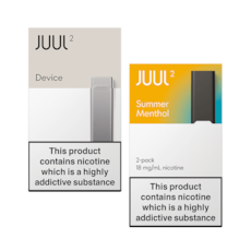 JUUL2 Slate Device Kit & Summer Menthol pods