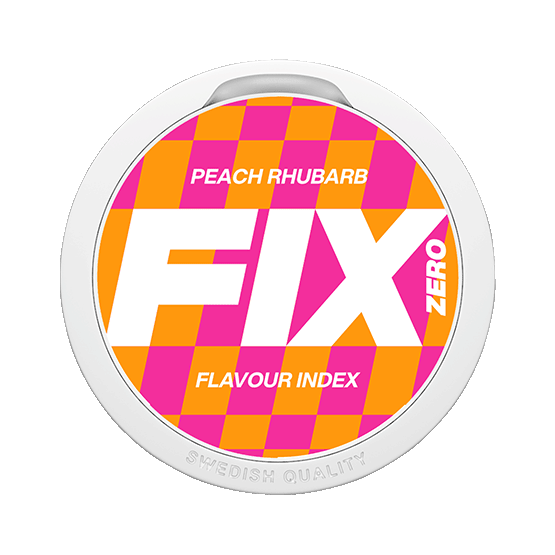 FIX Peach Rhubarb Zero Nicotine Free